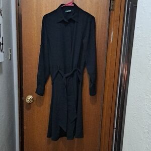 Ralph Lauren Classic Black Long Sleeve Dress